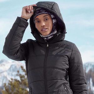 NWT Alp n Rock Camille Black Puffer Ski Jacket Size S